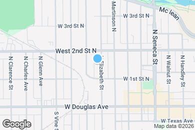 Map image of the property - 221 N Elizabeth St