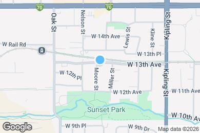 Map image of the property - 1292 Moore St