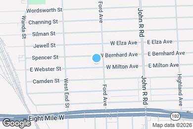 Map image of the property - 334 W Milton Ave