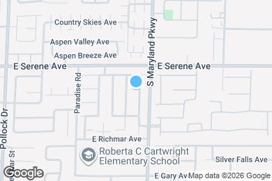 Map image of the property - 9371 Santa Fe Rose St