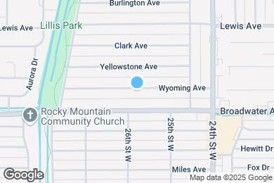 Map image of the property - 2550 Wyoming Ave