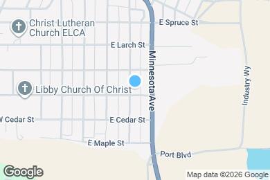 Map image of the property - 1321 Dakota Ave