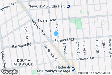 Map image of the property - 582 E 28th St