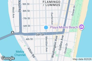 Map image of the property - 528 Meridian Ave