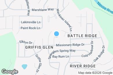 Map image of the property - 3709 Chancellorsville Ct