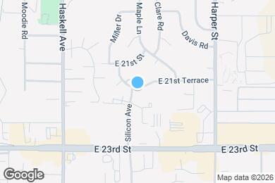 Map image of the property - 1329 E 21st Ter