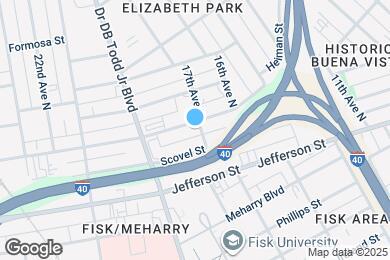 Map image of the property - 1703 Heiman St