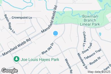 Map image of the property - 907 Blue Sky Dr