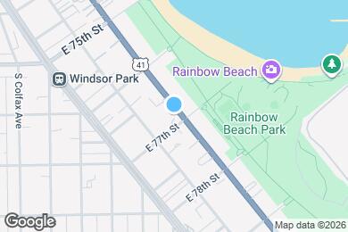 Map image of the property - 7666 S South Shore Dr