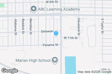 Map image of the property - 922 Burdette St