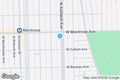 Map image of the property - 4332 N Ashland Ave