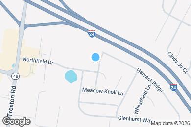 Map image of the property - 3738 Meadow Ridge Ln