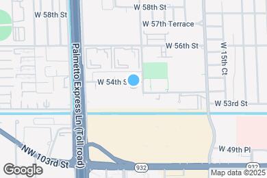 Map image of the property - 1800 W 54th St
