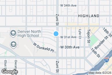 Map image of the property - 3069 Zuni St