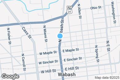 Map image of the property - 494 N Wabash St