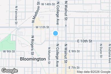 Map image of the property - Tenth & College Apartments