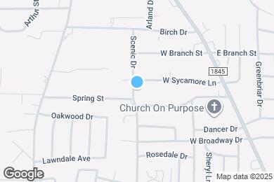 Map image of the property - 1302 Scenic Dr