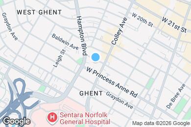 Map image of the property - 815 Maury Ave