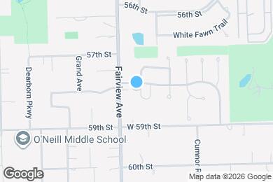 Map image of the property - 5800 Doe Cir