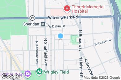 Map image of the property - 3832 N Fremont St