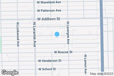 Map image of the property - 5043 W Cornelia Ave