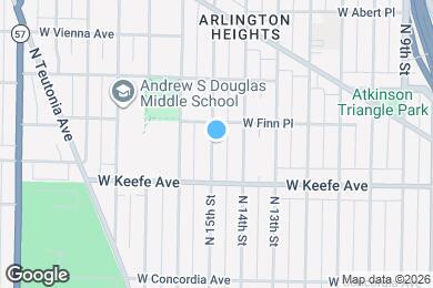 Map image of the property - 3548 N 15th St