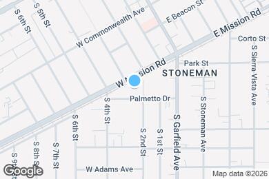 Map image of the property - 211 Palmetto Dr