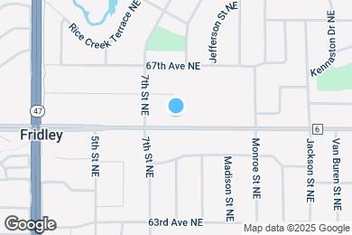 Map image of the property - 521 Mississippi St NE