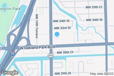 Map image of the property - 809 W Oakland Park Blvd