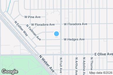 Map image of the property - 526 W Hedges Ave