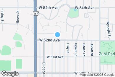 Map image of the property - 2809 W 52nd Ave