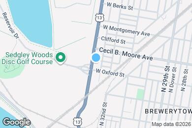 Map image of the property - 1613 N 33rd St