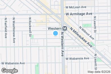Map image of the property - 2426 W. Moffat St