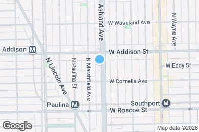Map image of the property - 3532 N Ashland Ave