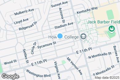 Map image of the property - 1509 Sycamore St
