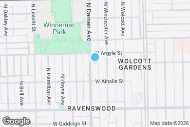 Map image of the property - 4939 N Damen Ave