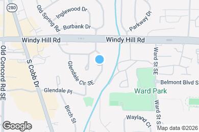 Map image of the property - 2539 Glendale Cir SE