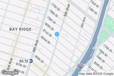 Map image of the property - 8020 5th Ave