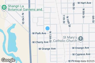 Map image of the property - 1406 W Park Ave