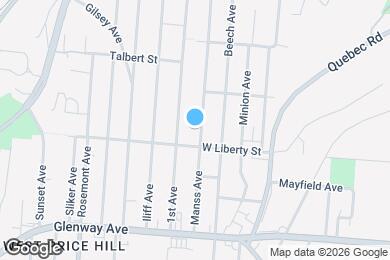 Map image of the property - 1311 Manss Ave