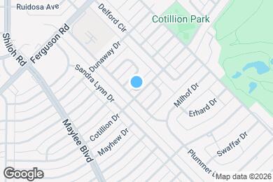 Map image of the property - 10907 Cotillion Dr