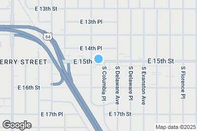Map image of the property - 2714 E 15th St