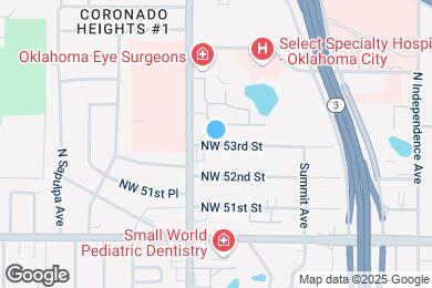 Map image of the property - 3625 NW 53rd St