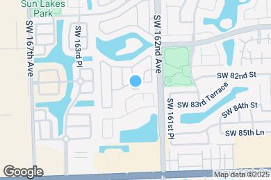 Map image of the property - 16263 SW 83rd St