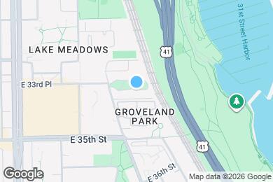 Map image of the property - 649 E Groveland Park