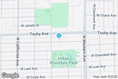 Map image of the property - 2536 W Fitch Ave