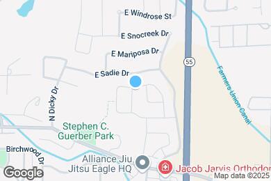Map image of the property - 262 N Falling Water Ave