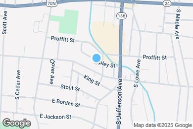 Map image of the property - 157 Shipley St