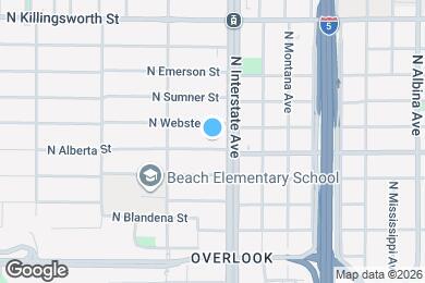 Map image of the property - 1535 N Alberta St