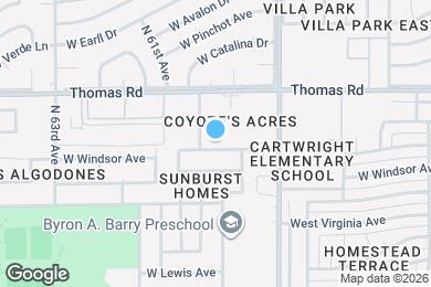 Map image of the property - 6002 W Roanoke Ave